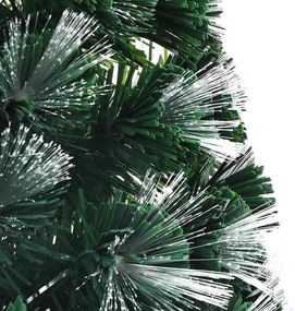 Mű karácsonyfa dekoratív vonós lámpákkal Zöld 120 cm PVC