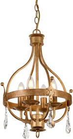 ELSTEAD WINDSOR4-GOLD WINDSOR Klasszikus Csillár Antik Arany E14 IP20