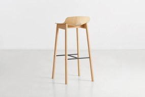 Bárszék "Mono", 75 cm, 2 változat - Woud Variáns: tölgyfa, világos lakk