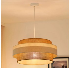 Brilagi Brilagi - Csillár zsinóron SPACE LIGHT 1xE27/15W/230V átm. 50 cm bézs/krémes BG1285