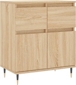 vidaXL sonoma tölgy színű szerelt fa tálalóasztal 60 x 35 x 70 cm