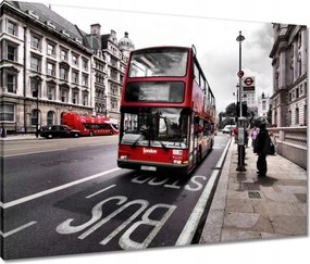 Vászonkép 80x60 Érdekes londoni busz