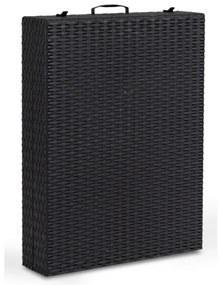 Műrattan napozóágy Fekete Színben. ARIZONA