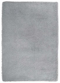ezüstszürke hosszú szálú NAVARRA bozontos szőnyeg 240x340 cm