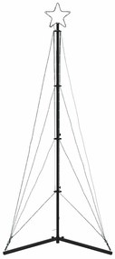 meleg fehér LED karácsonyfa 363 LED 182 cm