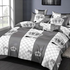 Ágynemű CROWN GREY 7 részes 140X200 cm