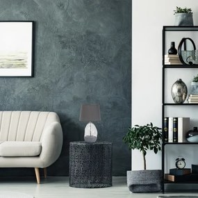 Rabalux 74228 - Asztali lámpa APOLONIA 1xE27/40W/230V szürke