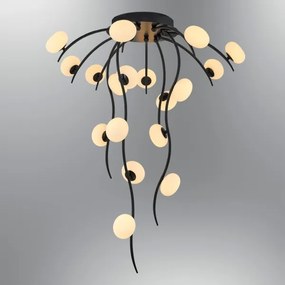 LED felületre szerelhető csillár GELA 18xLED/3W/230V 3000K fekete