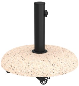 Kerekes Napernyő Talapzat 37/42/52/58mm Rúdhoz Sárga Beton