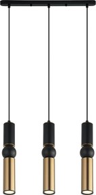 Italux modern függeszték isidora antik bronz fekete itxpnd-14290-3a-bk-bro