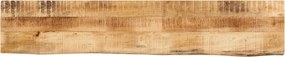 vidaXL tömör nyers mangófa természetes élű asztallap 180 x 40 x 2,5 cm