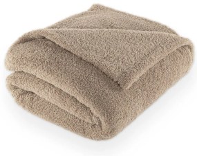 Szürkésbarna mikroplüss takaró 150x200 cm Cocoon – Tiseco Home Studio