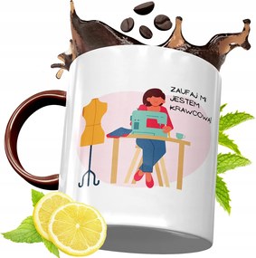 Bordó Bögre Szabónak Születésnapi Ajándék fényképes nyomtatással