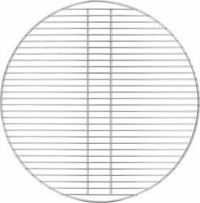 vidaXL Grillrács Ezüst 57 x 57 cm Rozsdamentes acél