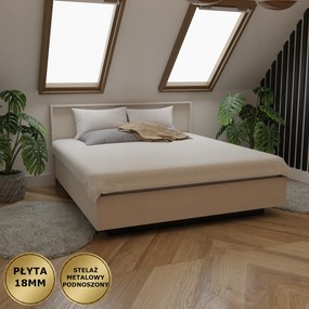 Lebegő Ágy Olaj 140X200 Fém Váz Emelhető Lemez 18MM