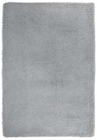 ezüstszürke hosszú szálú NAVARRA bozontos szőnyeg 200x290 cm
