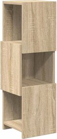 vidaXL Sarokszekrény Sonoma tölgy 25,5x25x80cm Faanyag