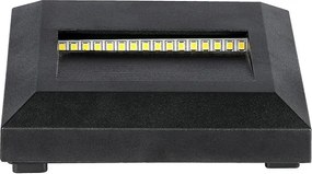 LED kültéri lépcsővilágítás LED/2W/230V IP65 3000K fekete