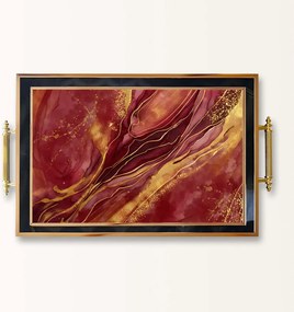 Üveg tálca, 38×24 cm – TPA10021
