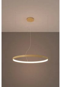 Thoro TH.216 - LED Csillár zsinóron RIO LED/30W/230V CRI90 3000K átm. 55 cm arany