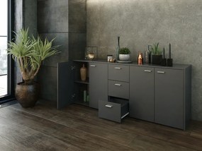 HUGOS 180 szekrény, grafit