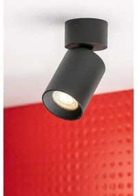 Lámpa Mennyezeti lámpatest FARGO 2, aluminium,, 70x166mm, IP20, max 20W, kör, fekete