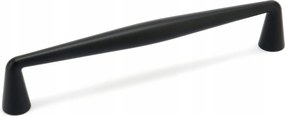 Bútorfogantyú Fekete Matt Fém Lekerekített Linea 160 MM 172 MM