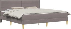 vidaXL Ágykeret Tópszínű 200 x 200 cm Poliészter