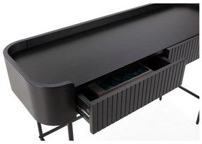Fekete konzolasztal 40x120 cm Willa – MOME