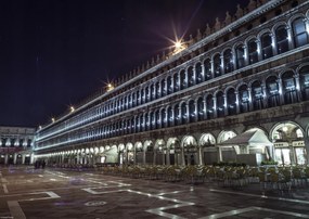 Poszter 42x29,7cm Utcai kávézó a Szent Márk téren, Assaf Frank