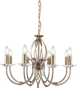 Elstead Lighting AEGEAN AG8-AGED-BRASS Csillár 8x60W/E14