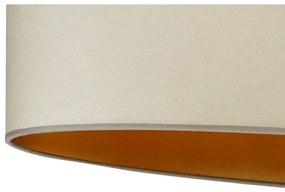 Duolla - Felületre szerelhető csillár OVAL VEGAN 1xE27/15W/230V bézs