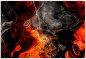 Poszterek 155x105 Tűz füst