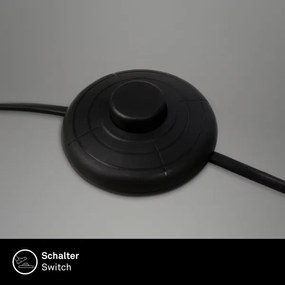 Brilo - Állólámpa 1xE27/10W/230V fekete