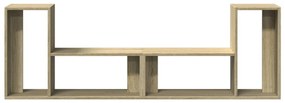 2 db sonoma tölgy színű szerelt fa TV-szekrény 75 x 30 x 50 cm