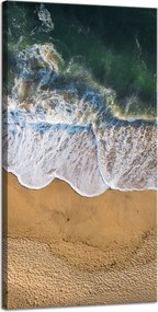 Vászonkép Természet Hullám part Tenger Óceán Tengerpart 40x80 cm