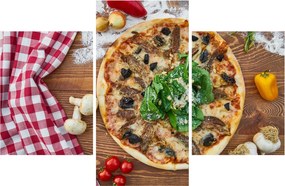 Pizza képe (90x60 cm)