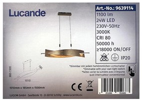 Lucande Lucande - LED dimmelhető csillár zsinóron MARIJA LED/24W/230V LW0806