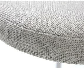 Krémszínű fém ülőke Pelican – Unique Furniture