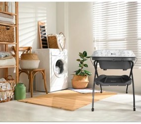 PETITE&amp;MARS - Pelenkázóasztal káddal SPA 3in1 szürke