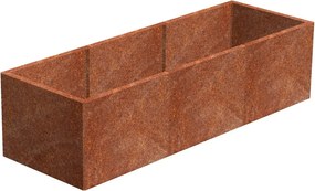 Alto Emelt virágágyás 69 x 204 x 52 cm, corten CORGARDEN 1011