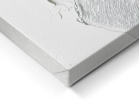 Kép kézzel festett részletekkel 70x100 cm Petal Glow – Styler