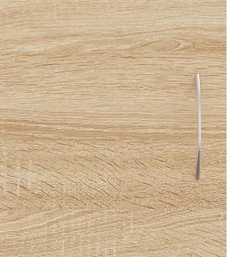 sonoma tölgy színű szerelt fa fali TV-szekrény 102x30x37,5 cm