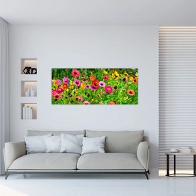 Réti virágok képe (120x50 cm)