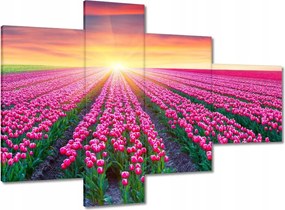 Vászonkép 100x70 Tulipánok tengere Virágok