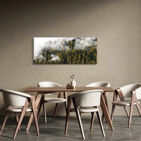 Egy erdő képe a felhők között (120x50 cm)