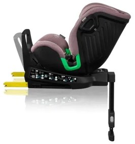 Lionelo HARMONY i-Size 40-150 cm forgatható autósülés alapzattal, rózsaszín