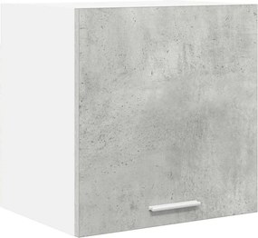 vidaXL Függő szekrény Beton szürke és fehér 40 x 31 x 40 cm Faanyag
