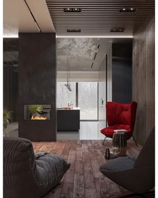 InFire - Beépített BIO kandalló 48,5x83,5 cm 3,5kW fekete