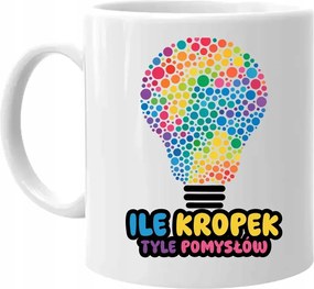 Ajándék bögre Ahány pötty, annyi ötlet A pöttyök napja